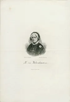 Portrait of Elise von Hohenhausen (1789-1857), 1890. Creator: Weger, August (1823-1892)