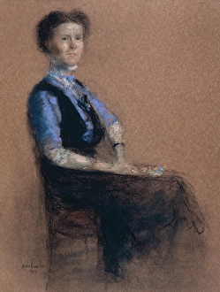 1912 Prints: Portrait of Eliza M. Niblack, 1912. Creator: Glen Cooper Henshaw