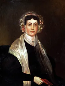 Portrait of Elizabeth Anne Lassetter, c1828-1830. Creator: Unknown