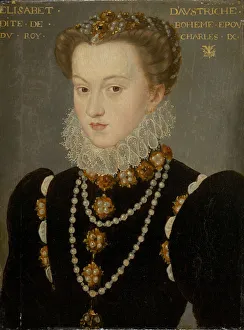 Fran And Xe7 Prints: Portrait of Elizabeth of Austria, Wife of King Charles IX of France, after 1571