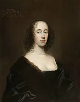 Decollete Gallery: Portrait of Elizabeth Holte (nee King), 1636. Creator: Cornelis Janssens van Ceulen