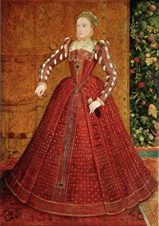 Elizabeth I Of England Gallery: Portrait of Elizabeth I of England (The Hampden Portrait), ca 1563. Artist: Meulen