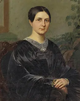 Neckline Prints: Portrait of Elizabeth Nikolaevna Odintsova