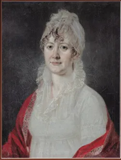 Portrait of Elizaveta Alexeevna Arsenyeva, nee Stolypina (1773-1845), Early 19th century. Artist: Anonymous