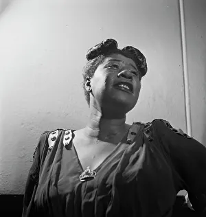 Fitzgerald Ella Prints: Portrait of Ella Fitzgerald, New York, N.Y. ca. Nov. 1946. Creator: William Paul Gottlieb