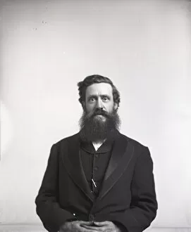 Ornithology Collection: Portrait of Elliott Coues (1842-1899), 1880s. Creator: United States National Museum