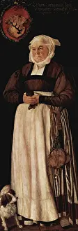 Portrait of Elsbeth Lochmann, wife of Jacob Schwytzer, 1564. Creator: Tobias Stimmer