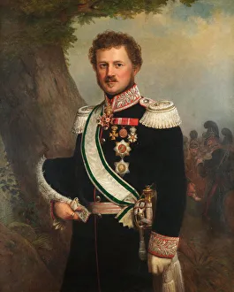 School Of Prints: Portrait of Emil, Prince of Hesse and of the Rhine (1790-1858), c. 1850