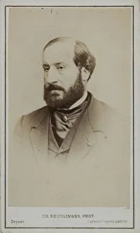 Portrait of Émile Augier (1820-1889). Creator: Photo studio Reutlinger, Paris Portrait of Émile Augier (1820-1889). Creator: Photo studio Reutlinger, Paris