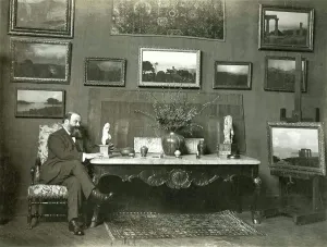 Emile Rene Menard Prints: Portrait of Émile-René Ménard (1862-1930), 1910. Creator: Anonymous