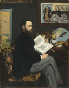 Douard 1832 1883 Prints: Portrait of Emile Zola (1840-1902), 1868