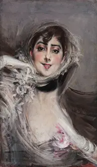 Stylish Prints: Portrait of Emiliana Concha de Ossa, c1901. Creator: Boldini, Giovanni (1842-1931)