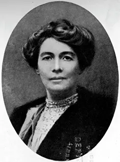 Suffragettes Prints: Portrait of Emmeline Lawrence, c1920s. Creator: Unknown