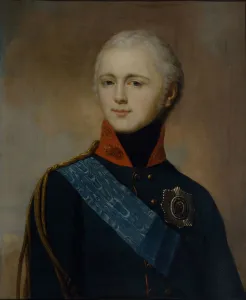 Portrait of Emperor Alexander I (1777-1825). Artist: Anonymous