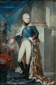 Images Dated 10th December 2014: Portrait of Emperor Alexander I (1777-1825), Early 1800s. Artist: Gerin, Jean (c. 1785-after 1827)