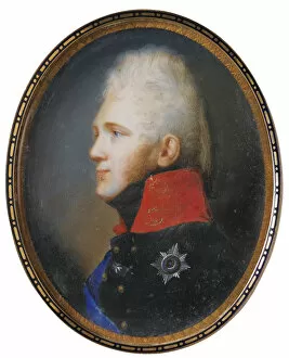 Alexander Pavlovich Gallery: Portrait of Emperor Alexander I (1777-1825), 1805. Artist: Bossi, Johann Dominik (Domenico) (1767)