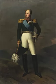 Alexander Pavlovich Gallery: Portrait of Emperor Alexander I (1777-1825), 1820s