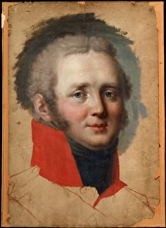 Aleksandr I Pavlovich Gallery: Portrait of Emperor Alexander I, 1800s. Artist: Jean Laurent Monnier