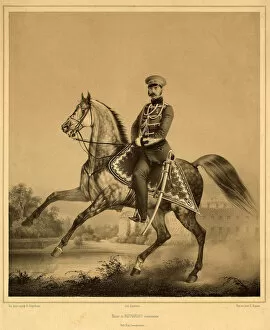 Alexander Nikolaevich Collection: Portrait of Emperor Alexander II (1818-1881), 1860s-1870s. Artist: Borel