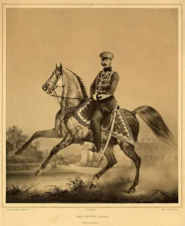 Alexander Nikolayevich Collection: Portrait of Emperor Alexander II (1818-1881), 1860s-1870s. Artist: Borel
