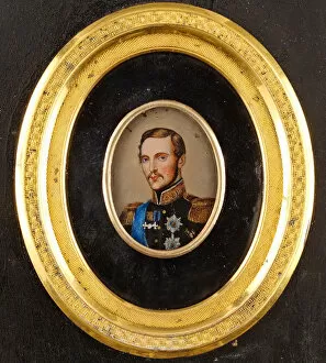 Alexander Nikolaevich Collection: Portrait of Emperor Alexander II (1818-1881), 1840s. Artist: Anonymous