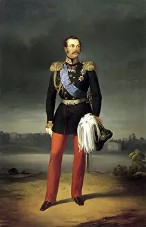 Images Dated 15th March 2011: Portrait of Emperor Alexander II, (1818-1881), 1856