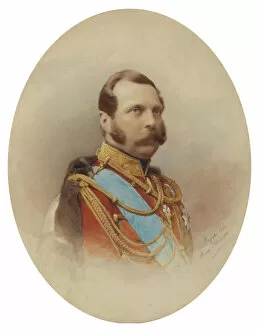 Alexander Nikolaevich Collection: Portrait of Emperor Alexander II (1818-1881), 1864