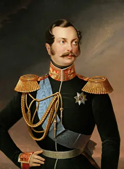 Portrait of Emperor Alexander II (1818-1881). Creator: Godenhjelm; Berndt (1799-1881)