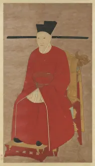 Song Dynasty Prints: Portrait of the Emperor Gaozong of Song (1107-1187). Creator: Chinese Master