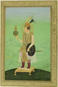 Mughal Collection: Portrait of Emperor Jahangir, c. 1800. Creator: Unknown