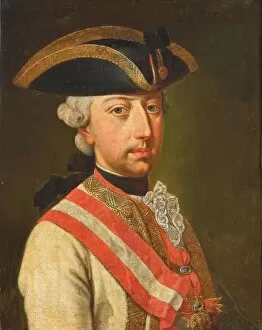 Joseph Ii Collection: Portrait of Emperor Joseph II (1741-1790), c. 1780. Creator: Anonymous