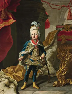 Martin Van Prints: Portrait of Emperor Joseph II (1741-1790) as child