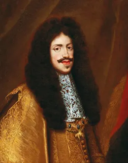 King Of Hungary Collection: Portrait of Emperor Leopold I (1640-1705), Second Half of the 17th cen.. Creator: Block