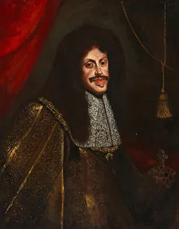 Portrait of Emperor Leopold I (1640-1705), Second Half of the 17th cen. Creator: Anonymous