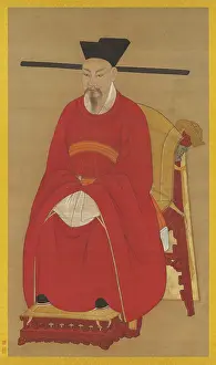 Song Dynasty Prints: Portrait of the Emperor Lizong of Song (1205-1264). Creator: Chinese Master