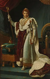 Bonaparte Napoleon Prints: Portrait of Emperor Napoleon I, c.1805-c.1815. Creator: Workshop of François Gérard