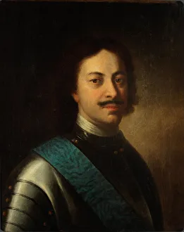 Portrait of Emperor Peter I the Great (1672-1725), First third of 18th cen