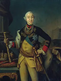 1760s Prints: Portrait of Emperor Peter III, 1762. Creator: Unknown
