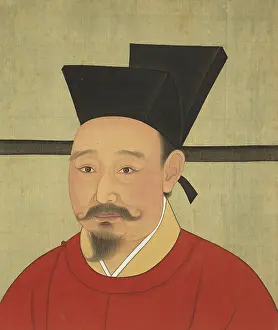 Song Dynasty Prints: Portrait of the Emperor Xiaozong of Song (1127-1194). Creator: Chinese Master