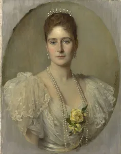 1897 Prints: Portrait of Empress Alexandra Fyodorovna of Russia (1872-1918)