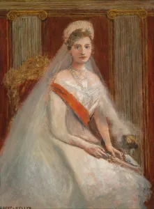 Portrait of Empress Alexandra Fyodorovna of Russia (1872-1918)