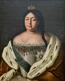 Images Dated 21st June 2011: Portrait of the Empress Anna Ioannovna, 18th century