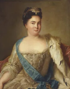 Portrait of Empress Catherine I. (1684-1727)