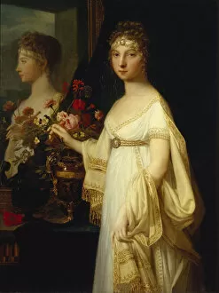 Elizabeth Alexeievna Of Russia Gallery: Portrait of Empress Elizabeth Alexeievna, Princess Louise of Baden (1779-1826), 1802