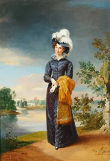 Portrait of Empress Elizabeth Alexeievna, Princess Louise of Baden (1779-1826), 1820