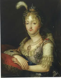 Wealthy Prints: Portrait of Empress Elizabeth Alexeyevna, 1805. Creator: Unknown