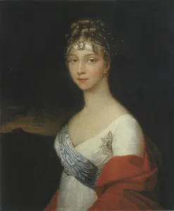 Neoclassical Prints: Portrait of Empress Elizaveta Alekseevna, 1805. Creator: Friedrich Tischbein