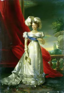 Ludwig Prints: Portrait of Empress Maria Fiodorovna, 1832. Creator: Ludwig Schultz