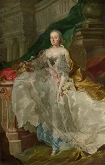 Watch Prints: Portrait of Empress Maria Theresa, 1765-1766. Creator: Franz Anton Palko