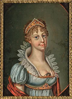 Marie Louise Prints: Portrait of the Empress Marie-Louise (1791-1847), c1820. Creator: Anonymous ()